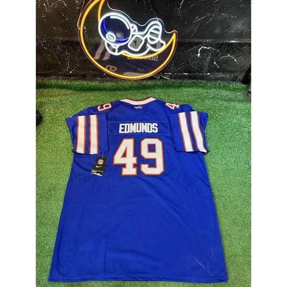 NWT Nike Buffalo Bills Tremaine Edmunds #49 Mens Jersey Blue Size 3XL XXL - Picture 5 of 6